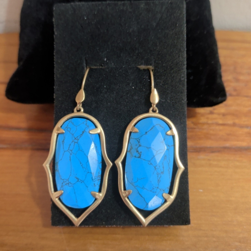 Turquoise Chandelier Earrings from Stella & Dot
